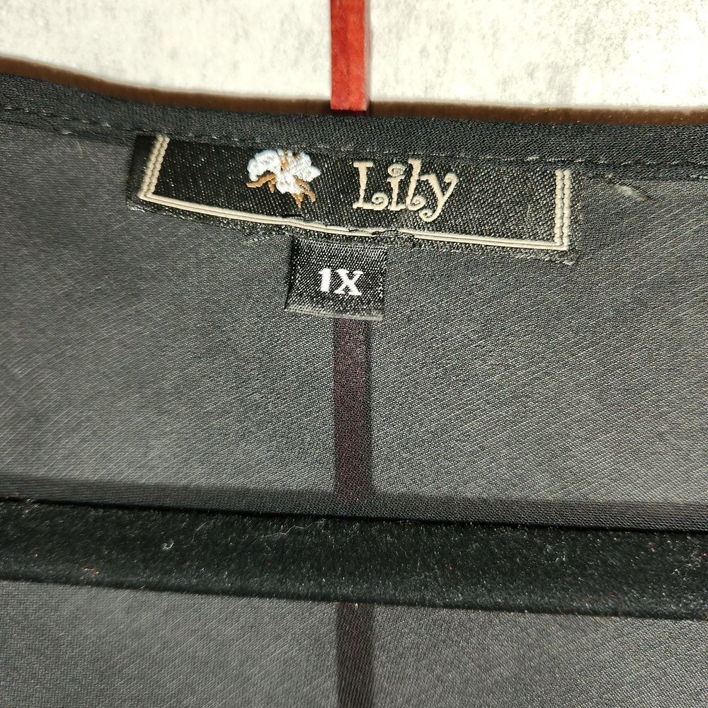 Lily Black Sheer Open Faced Cardigan - Picture 6 of 7
